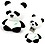 Tobo Panda USB Flash Drive Pen Drive U Disk Flash Card Memory Stick - 8GB image 1
