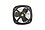 ATUL Sirus 9" Fresh Air High Speed Solo Fan 3 Blade Exhaust Fan (D.Grey) image 1