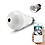 SIFIPRO Cutech 2MP 960/1080p Bulb Shape Fisheye 360° Panoramic sf Wireless WiFi IP CCTV Security Camera with Coloured Night Vision image 1