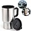 SEAHAVEN Automatic Stainless Coffee Mixing Cup Blender Self Stirring Mug Self Mixing Best Gift (Stainless Steel) image 1