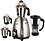 SilentPowerSunmeet Leaf Metallic 600 Watts 4 Jar Mixer Grinder (Black & Silver) Make In India (ISI Certified) image 1