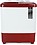 MarQ by Flipkart 6.5 kg Semi Automatic Top Load White, Maroon  (MQSA65DXI) image 1