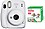 FUJIFILM Instax Mini 11 Instax mini 11 Ice White with Panda Pouch and 10 Shot film Instant Camera  (White) image 1