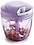 DHARM Handy 900 ml Plastic Dori Chopper, Cutter with 5 SS Blades and Whisker Blade - (Pack of 1, Purple) image 1