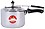 Wonderchef Easy Lock Stainless Steel Outer Lid Pressure Cooker | 3 Litre | Induction Compatible | Tri-Ply Bottom | 5-Year Warranty | Free Glass Lid | Silver image 1