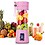 Happyscout Portable Electric USB Juice Maker Juicer Bottle Blender Grinder Mixer with 4 Blade Rechargeable (Multicolor) image 1