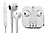 HAPS Extra Bass Stereo Earphone Wired without Mic Headset  (White, In the Ear) image 1