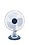 ROYALRY High Speed Table Fan Small Size 3 Speed Setting with powerful copper touch motor 9 Inch White 225 mm Table Fan for home, Office, Kitchen image 1