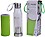 SWASH premium brand multipurpose green tea cum detox water bottle made of strong heat resistant borosilicate glass with premium grade stainless steel infuser cum filter, lid with handy cord and a complimentary sleeve image 1