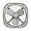 Drumstone 9 inch Heavy Duty Ventilation Fan with powerful motor Exhaust Fan for Kitchen, Bathroom, and Office etc (Exhaust Fan 9 Inch) image 1
