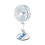 Device Rechargeable Multifunction Folding Fan with LED light 360° Rotating (Assorted, 2 Watts) image 1