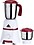 Athots Foster Pro Powerful Hybrid 100% Copper Motor 550-Watt Mixer Grinder with 2 Jars | Liquidizing and Chutney Jar, Stainless Steel blades | 3 Speed Options with 1 Year Warranty (Light Brown , White) image 1