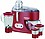 Maharaja Whiteline Ultimate Red Treasure JX-101 550-Watt 3 Jar Juicer Mixer Grinder (Red/Silver) image 1