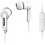 Philips SHE1405WT/94 in-Ear Headphones with Mic (White) image 1