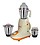 Jaipan Hero Mixer Grinder with 3 Stainless Steel Jars 550W, orange & off white image 1