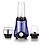 Lesco 500w Bullet Mixer Grinder Juicer with 3 Stainless Steel Jars & 1 Sipper Lid Smoothie Maker with Copper Motor MMaaVita Nutri Booster & Blender, blue image 1