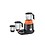 Prestige Stack-O-Mix 750 W Mixer Grinder with 3 Ss Jars, Black & Orange image 1