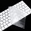 Saco Chiclet Keyboard Skin for iMac Wireless 2nd Gen Magic Keyboard MLA22B/A - Transparent image 1