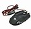 curve creation Lighting 6 Buttons 1600 dpi Video Gamer Pro Multi Led Wired Optical Gaming Mouse  (USB 2.0, Black) image 1