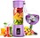 JP SALES JP World Portable Electric USB Juice Maker, Juicer Blender Bottle, Grinder Mixer, 6 Blades Rechargeable Bottle image 1