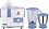 Inalsa Champion JMG JX-2 450 W Juicer Mixer Grinder (2 Jars, White, Blue) image 1