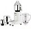 Preethi Eco Plus MG 157 mixer grinder, 750 watt, 4 jars includes Super Extractor juicer Jar , White image 1