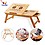 Smart matto Laptop Table | Table Read Write Study | Portable Table | Portable Laptop Table - Bamboo Wood image 1