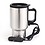 World2home 12V 450ml Stainless Kettle Car Cup Pot Water Auto Electric Heater with Cable image 1