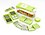 Radhey Ganesh 14 in one Quick Dicer Vegetable & Fruit Grater & Slicer  (Main Unit With Cointainer, 2 Nos. 2i in 1 Dicing Blades, 6 Nos. Slicing & Grating Blades, 1 No 2 in 1 Peeler With Grater, 1 Safety Holder) image 1