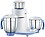 Prestige mist 550 W Mixer Grinder (3 Jars, White, Blue) image 1
