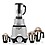 Rotomix BUTSLVMGF21 750-Watt Mixer Juicer Grinder with 4 Jars (1 Juicer Jar, 1 Wet Jar, 1 Dry Jar and 1 Chutney Jar) - Silver image 1