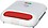 INALSA Phoenix Sandwich Maker|750 Watts Quick Heating|2 Slices Non-Stick Large Plates|Easy Sandwich Cut|Indicator Lights|Cord Winder (White/Red) image 1