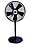 RAVI Cooler Thunder Bolt Pedestal Hi-Speed Fan 450 mm (Glossy Black with Speed Control) image 1