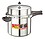 Prestige Popular Plus Induction Base Pressure Cooker, 12 Litres, Outer Lid, Silver, Aluminium, 12 Liter image 1