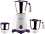 Preethi Crown MG-205 Mixer Grinder, 500 watt, White/Purple, 3 Jars with 5 yr Motor Warranty & Lifelong Free Service image 1