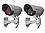 HOMESHOPPER 2POS Dummy Camera CCTV Camera Fake Camera Security CCTV Fake Bullet Camera with LED Light Indication, Usage of Indoor Outdoor image 1