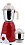 ANJALIMIX Prime Duo 600 W Mixer Grinder (2 Jars, Red) image 1