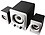 Ambrane SP-100 Laptop/Desktop Speaker 2.1 Portable Laptop/Desktop Speaker (Black, 2.1 Channel) image 1