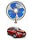 RKPSP 6Inch/12V Portable Oscillating Car/Truck/Bus Fan For Fiesta Classic image 1