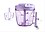 Handy and Compact Chopper Pro XL with 5 Blades for effortlessly Chopping Vegetables and Fruits for Your Kitchen (Purple) image 1