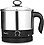 Pigeon Kessel Multipurpose Kettle (12173) 1.2 litres with Stainless Steel Body, used for boiling Water and milk, Tea, Coffee, Oats, Noodles, Soup etc. 600 Watt (Black & Silver) image 1