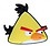 Microware Yellow Angry Bird Shape 16 GB Pendrive  (Yellow) image 1