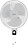 USHA Mist AIR DUOS 400mm Pedestal Fan (White) image 1