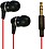 MX Earphone 3506 Bluetooth without Mic Headset  (Red Black, In the Ear) image 1