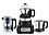 Panasonic MX-AE390 (Black) | Monster 750 Watts Super Mixer Grinder | With 3 Jar (Two 304-SS Stainless Steel & 1 Juicer Extractor Jar) |Warranty 2 Years Product & 5 Years On Motor image 1