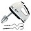Peyx Electrical Hand blender-mixer, Egg Beater, Ice-cream Beater, Cake Beater for Whipping, Beating Cream (White) with 2 Stainless Steel Beaters, 2 Dough Hooks and Dough Hooks image 1