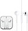 VibeX ® In-ear Earbuds Earphones Noise Isolating Headphones with Stereo Mic & Remote Control for iPhone iPad iPod and More Wired Headset  (White, In the Ear) image 1