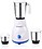 Candes Imperial 550 Watt Mixer Grinder with 3 Jars (Powerful Motor with 1 Year Warranty White Blue) image 1