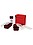 Lock&Lock 3Pcs Lunch Box Set With Red Bag image 1