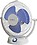 Surya AP-12 300mm All Purpose Fan (Blue/White) image 1